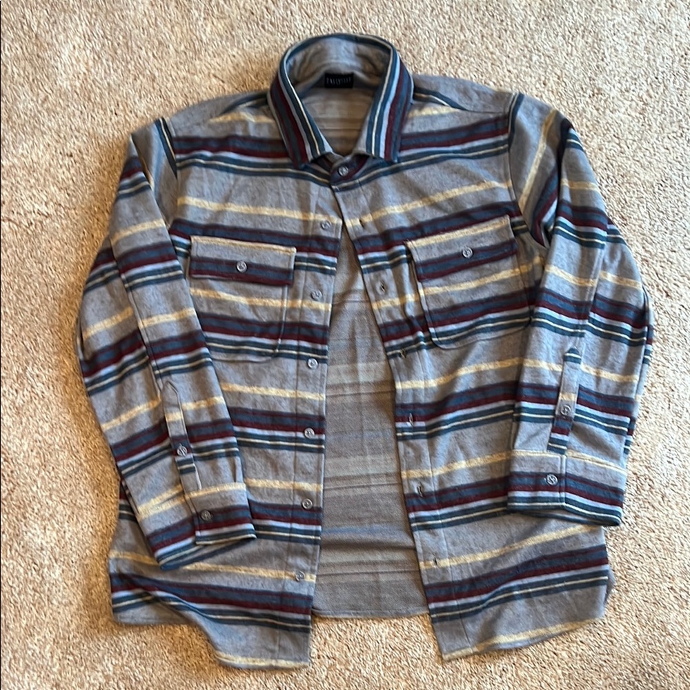 Caliville Striped Button-Down